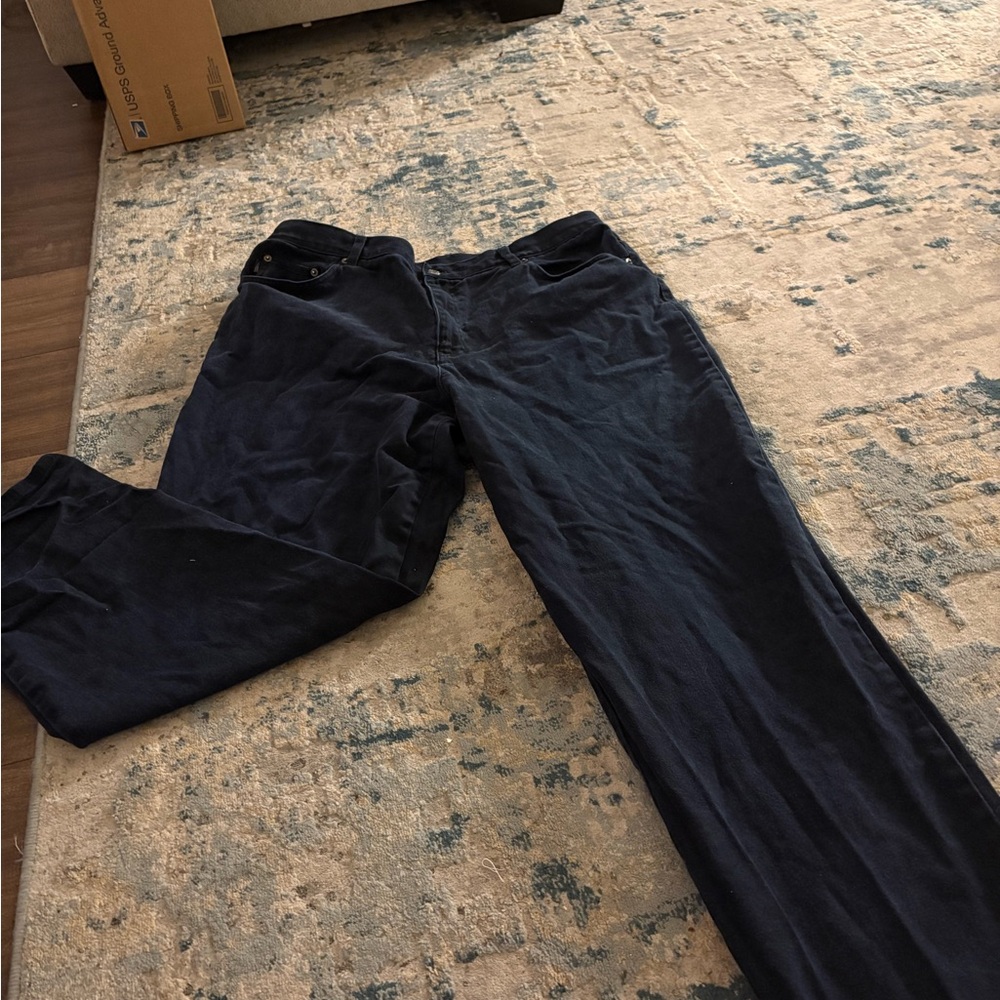 Ralph Lauren Women's Flare & Wide Leg Jeans - Navy Blue